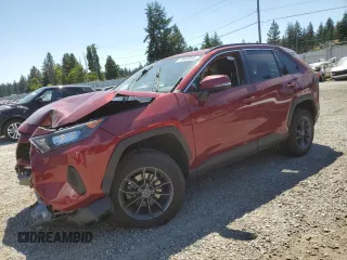2021 Toyota RAV4 LE with VIN 2T3G1RFV4MW168146, listed as a Copart auction lot 63608685 with 53,617 mi miles and Salvage title. Bid and sale history available at DreamBid. Image 1.