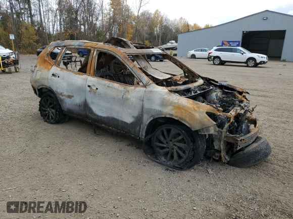 2014 Nissan Rogue S with VIN 5N1AT2MV9EC857822, listed as a Copart auction lot 76603274 with 0 mi miles and Non Repairable. Bid and sale history available at carsss.com. Image 4.