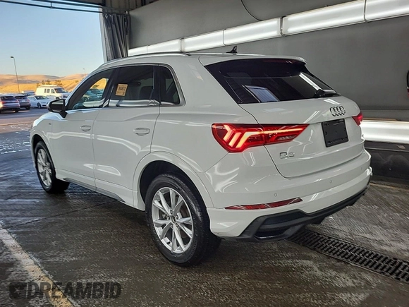 2023 Audi Q3 S line Premium with VIN WA1DECF3XP1106668, listed as a IAAI auction lot 42845143 with 46,005 mi miles and . Bid and sale history available at DreamBid. Image 20.