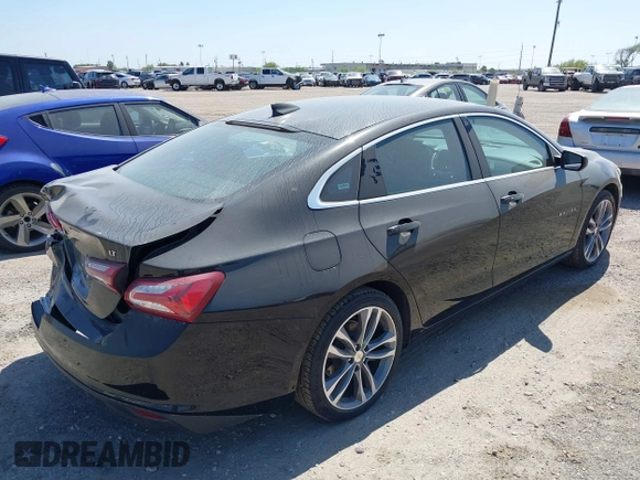 2022 Chevrolet Malibu LT with VIN 1G1ZD5ST9NF114687, listed as a IAAI auction lot 37247438 with 34,935 mi miles and . Bid and sale history available at DreamBid. Image 4.