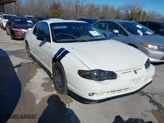 2002 Chevrolet Monte Carlo LS with VIN 2G1WW12E529270009, listed as a IAAI auction lot 41291646 with 1 mi miles. Bid and sale history available at carsss.com. Image 1.