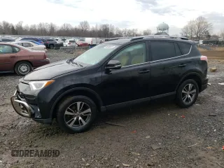 2018 Toyota RAV4 XLE with VIN 2T3RFREV6JW735352, listed as a Copart auction lot 46938025 with 73,229 mi miles and Salvage title. Bid and sale history available at DreamBid. Image 1.