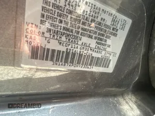 2017 Nissan Sentra S with VIN 3N1AB7AP0HY230614, listed as a Copart auction lot 55637165 with 160,030 mi miles and Clean Title. Bid and sale history available at carsss.com. Image 10.