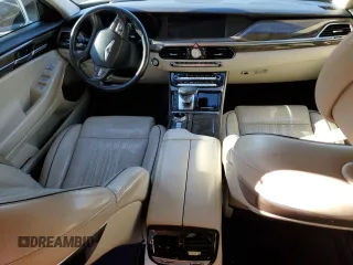 2017 Genesis G90 Premium with VIN KMHG34JA8HU027032, listed as a Copart auction lot 78633003 with 95,950 mi miles and . Bid and sale history available at carsss.com. Image 8.