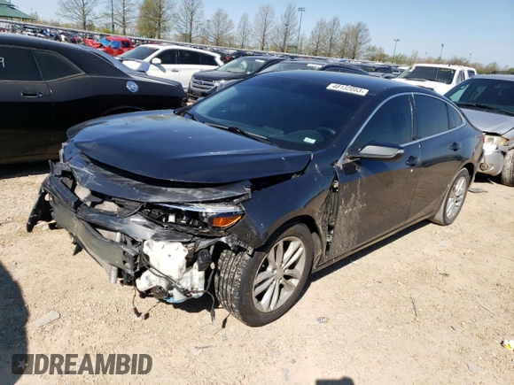2017 Chevrolet Malibu LT with VIN 1G1ZE5ST4HF107387, listed as a Copart auction lot 48132053 with 118,004 mi miles and Salvage Title. Bid and sale history available at DreamBid. Image 1.
