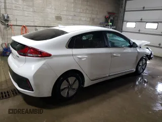 2021 Hyundai Ioniq SE with VIN KMHC75LCXMU257091, listed as a Copart auction lot 49177495 with 118,758 mi miles and Salvage Title. Bid and sale history available at DreamBid. Image 3.
