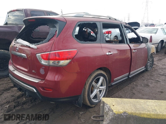 2014 Nissan Pathfinder Platinum с VIN 5N1AR2MN1EC601737, выставлен на аукционе IAAI как лот 41465002 с пробегом 48 190 миль миль и . История ставок и продаж доступна на DreamBid. Изображение 4.
