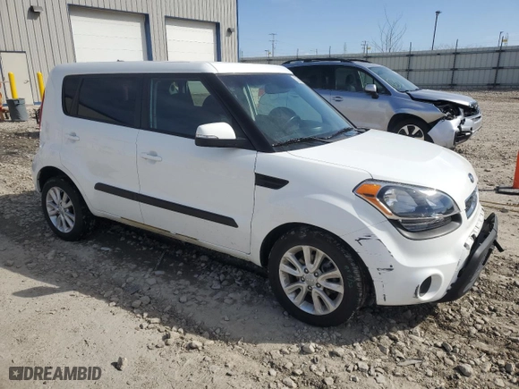 2013 Kia Soul + with VIN KNDJT2A6XD7776238, listed as a Copart auction lot 52358985 with 45,873 mi miles and Non Repairable. Bid and sale history available at carsss.com. Image 4.