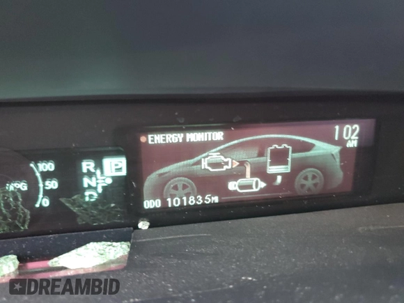 2015 Toyota Prius Four with VIN JTDKN3DU9F0449727, listed as a Copart auction lot 57883005 with 101,835 mi miles and Salvage title. Bid and sale history available at DreamBid. Image 9.