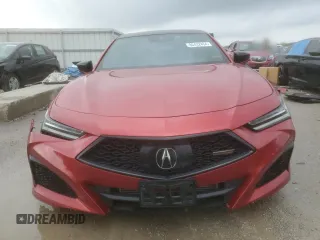 2021 Acura TLX Type S with VIN 19UUB7F03MA001317, listed as a Copart auction lot 80432464 with 19,683 mi miles and Salvage Title. Bid and sale history available at carsss.com. Image 5.