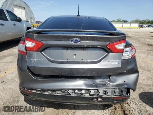 2016 Ford Fusion Titanium with VIN 3FA6P0D98GR205175, listed as a Copart auction lot 54261925 with 115,056 mi miles and Salvage title. Bid and sale history available at DreamBid. Image 6.
