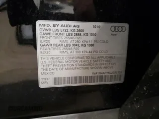 2020 Audi SQ5 Premium Plus with VIN WA1B4AFY5L2033725, listed as a Copart auction lot 59333073 with 26,090 mi miles. Bid and sale history available at carsss.com. Image 13.