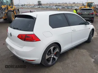 2016 Volkswagen Golf GTI S w/Performance Pkg with VIN 3VWT47AU5GM019577, listed as a IAAI auction lot 41883393 with 87,118 mi miles. Bid and sale history available at carsss.com. Image 4.