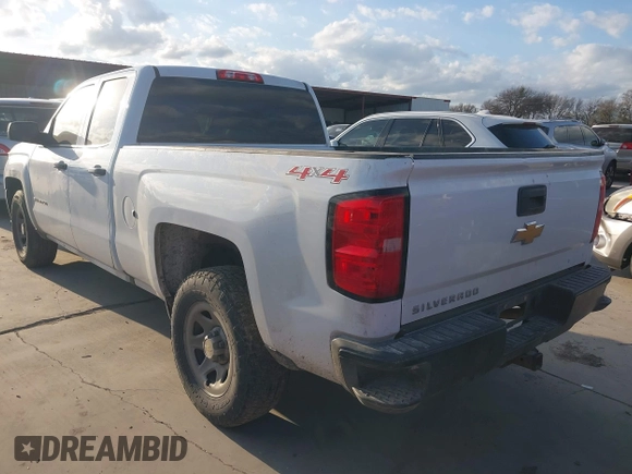 2017 Chevrolet Silverado 1500 Work Truck with VIN 1GCVKNEC6HZ335156, listed as a IAAI auction lot 41169972 with 197,944 mi miles. Bid and sale history available at carsss.com. Image 3.