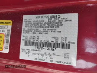 2018 Ford Mustang EcoBoost с VIN 1FA6P8TH4J5113367, выставлен на аукционе IAAI как лот 42494674 с пробегом 14 829 миль миль и . История ставок и продаж доступна на DreamBid. Изображение 9.
