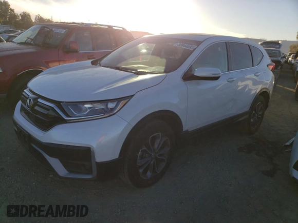 2020 Honda CR-V EX with VIN 2HKRW2H59LH673670, listed as a Copart auction lot 38844093 with 20,927 mi miles and . Bid and sale history available at DreamBid. Image 1.