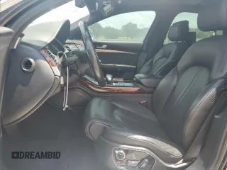 2013 Audi A8 6.3L with VIN WAUR4AFD1DN010893, listed as a Copart auction lot 62693655 with 115,085 mi miles and Salvage title. Bid and sale history available at DreamBid. Image 7.