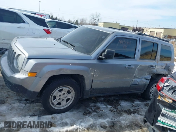 2017 Jeep Patriot Sport with VIN 1C4NJPBA9HD149576, listed as a IAAI auction lot 41646464 with 83,304 mi miles. Bid and sale history available at carsss.com. Image 15.