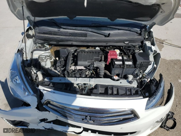 2017 Mitsubishi Mirage G4 SE with VIN ML32F4FJXHHF14049, listed as a Copart auction lot 42110065 with 89,654 mi miles and Salvage Title. Bid and sale history available at carsss.com. Image 11.