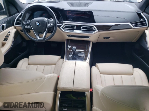 2020 BMW X5 sDrive40i with VIN 5UXCR4C0XLLW63728, listed as a Copart auction lot 56112475 with 65,704 mi miles and Clean title. Bid and sale history available at DreamBid. Image 8.