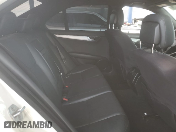 2011 Mercedes-Benz C with VIN WDDGF5EB2BA507943, listed as a Copart auction lot 52599975 with 123,581 mi miles and Salvage Title. Bid and sale history available at carsss.com. Image 10.