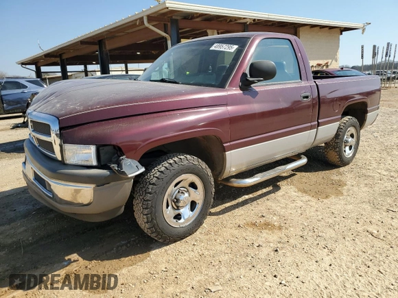 2001 Dodge 1500 Work Special with VIN 1B7HC16X31S674752, listed as a Copart auction lot 48957295 with 82,041 mi miles and Salvage Title. Bid and sale history available at DreamBid. Image 1.