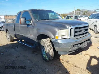 2004 Ford Super Duty F-250 XL with VIN 1FTNX21P24EC73569, listed as a IAAI auction lot 41446949 with 287,828 mi miles. Bid and sale history available at carsss.com. Image 1.