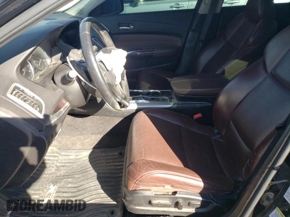 2015 Acura TLX Technology z VIN 19UUB2F50FA020649, wystawiony jako Copart lot #82257794 z przebiegiem 98 979 mil mil oraz Szkoda całkowita • Salvage title. Historia ofert i sprzedaży dostępna na DreamBid. Obrazek 7.