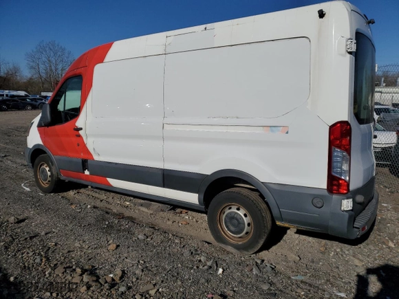 2015 Ford Transit Cargo Van with VIN 1FTNR2CM7FKA02508, listed as a Copart auction lot 74822104 with 260,773 mi miles and Salvage Title. Bid and sale history available at carsss.com. Image 2.