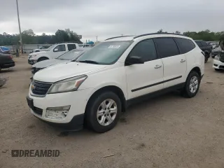 2014 Chevrolet Traverse LS z VIN 1GNKRFED5EJ340184, wystawiony jako Copart lot #54798975 z przebiegiem 197 728 mil mil oraz Czysty tytuł • Clean title. Historia ofert i sprzedaży dostępna na DreamBid. Obrazek 1.