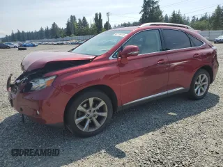 2011 Lexus RX 350 with VIN JTJBK1BA2B2015876, listed as a Copart auction lot 62116415 with 117,159 mi miles and Salvage title. Bid and sale history available at DreamBid. Image 1.