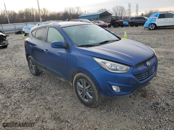 2015 Hyundai Tucson SE with VIN KM8JU3AG4FU952048, listed as a Copart auction lot 42632455 with 161,113 mi miles and Salvage Title. Bid and sale history available at carsss.com. Image 4.