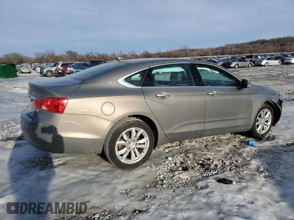 2018 Chevrolet Impala LT with VIN 2G1105SA7J9102631, listed as a Copart auction lot 88718675 with 106,861 mi miles and Salvage Title. Bid and sale history available at DreamBid. Image 3.