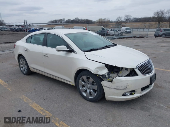2013 Buick LaCrosse Premium 1 with VIN 1G4GF5E32DF278622, listed as a IAAI auction lot 41964252 with 148,530 mi miles. Bid and sale history available at carsss.com. Image 1.