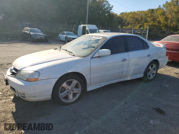 2002 Acura TL Type S w/Navigation with VIN 19UUA569X2A057127, listed as a Copart auction lot 76684194 with 0 mi miles and Salvage Title. Bid and sale history available at carsss.com. Image 1.