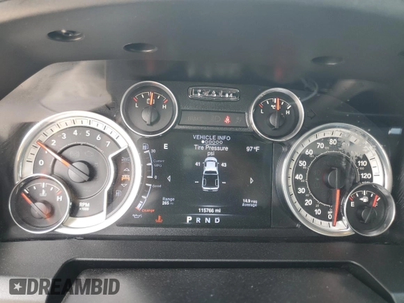 2016 Ram 1500 Lone Star z VIN 1C6RR6LT1GS242355, wystawiony jako Copart lot #54347135 z przebiegiem 115 766 mil mil oraz Szkoda całkowita • Salvage title. Historia ofert i sprzedaży dostępna na DreamBid. Obrazek 9.
