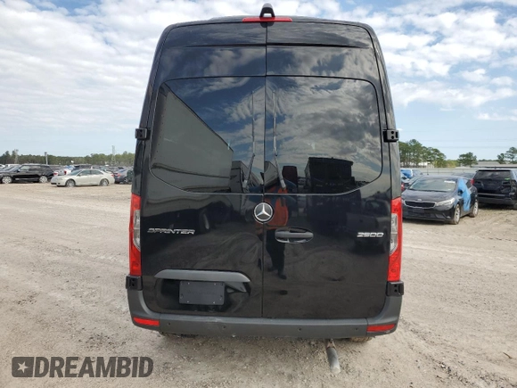 2024 Mercedes-Benz Sprinter with VIN W1Z4NFHY1RP657272, listed as a Copart auction lot 81837014 with Not Provided miles and Salvage Title. Bid and sale history available at DreamBid. Image 6.
