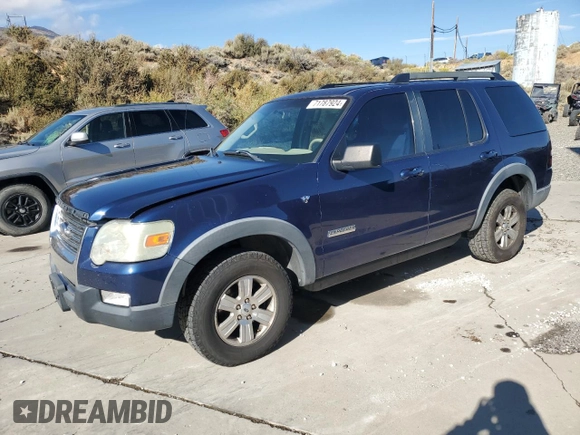 2007 Ford Explorer XLT with VIN 1FMEU73857UB85147, listed as a Copart auction lot 71787924 with 169,622 mi miles and Salvage Title. Bid and sale history available at carsss.com. Image 1.