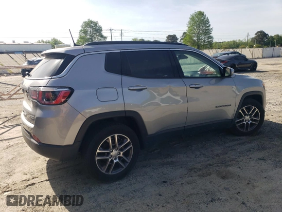 2020 Jeep Compass Latitude with VIN 3C4NJCBB1LT224419, listed as a Copart auction lot 53473975 with 81,002 mi miles and Salvage title. Bid and sale history available at DreamBid. Image 3.