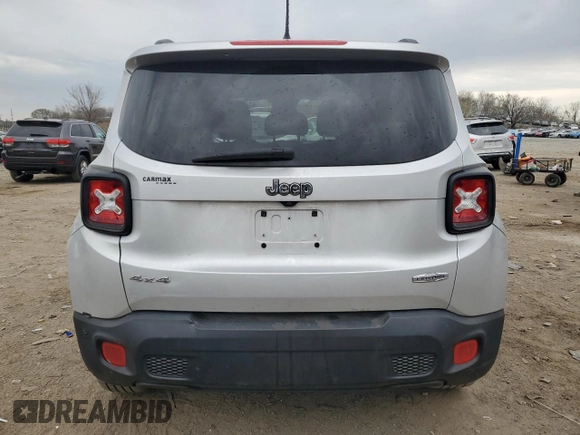 2015 Jeep Renegade Latitude with VIN ZACCJBBTXFPC03994, listed as a Copart auction lot 50682175 with 114,954 mi miles and Salvage Title. Bid and sale history available at carsss.com. Image 6.