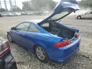 2005 Acura RSX with VIN JH4DC53825S005329, listed as a Copart auction lot 73922634 with 0 mi miles and Salvage Title. Bid and sale history available at carsss.com. Image 2.