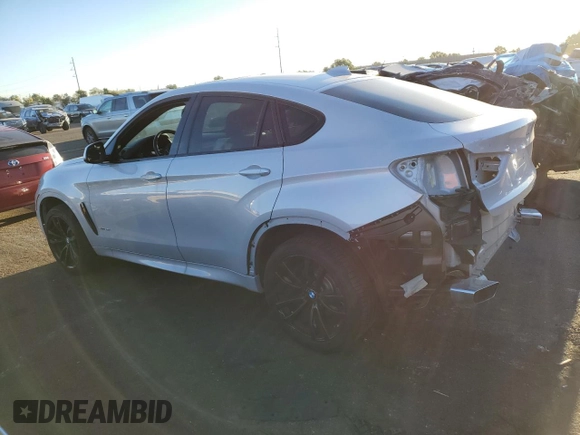 2019 BMW X6 xDrive50i with VIN 5UXKU6C58KLP60619, listed as a Copart auction lot 63355193 with 45,236 mi miles. Bid and sale history available at carsss.com. Image 2.