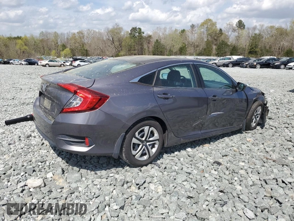 2017 Honda Civic Sedan LX with VIN 2HGFC2F5XHH571696, listed as a Copart auction lot 51995845 with 119,195 mi miles and Salvage Title. Bid and sale history available at carsss.com. Image 3.