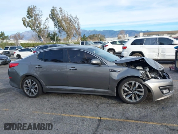 2014 Kia Optima SX Turbo with VIN 5XXGR4A63EG291596, listed as a IAAI auction lot 41385491 with 265,017 mi miles and . Bid and sale history available at DreamBid. Image 13.