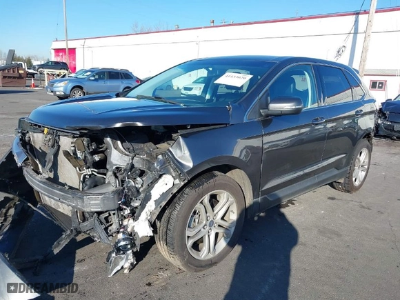 2018 Ford Edge Titanium with VIN 2FMPK4K92JBB67595, listed as a IAAI auction lot 41433020 with 59,316 mi miles. Bid and sale history available at carsss.com. Image 2.