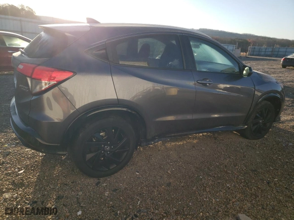2022 Honda HR-V Sport with VIN 3CZRU6H11NM724791, listed as a Copart auction lot 48408155 with 52,833 mi miles and Salvage Title. Bid and sale history available at carsss.com. Image 3.