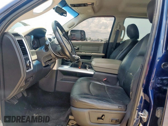 2012 Ram 2500 SLT with VIN 3C6TD5DT3CG115847, listed as a Copart auction lot 62653155 with 107,653 mi miles and Salvage title. Bid and sale history available at DreamBid. Image 7.