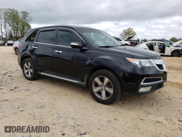 2012 Acura MDX Tech Pkg with VIN 2HNYD2H33CH532421, listed as a Copart auction lot 51324075 with 158,501 mi miles and Salvage Title. Bid and sale history available at carsss.com. Image 4.