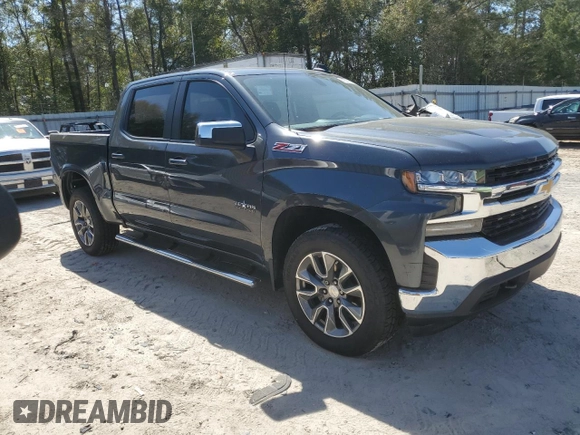 2021 Chevrolet Silverado 1500 LT with VIN 1GCUYDED6MZ317005, listed as a Copart auction lot 47091675 with 46,381 mi miles and Salvage Title. Bid and sale history available at DreamBid. Image 4.
