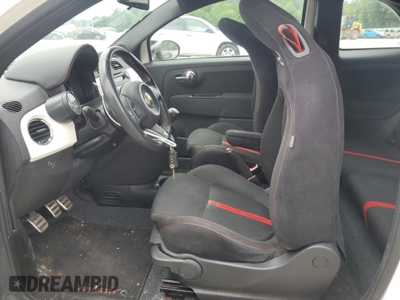 2013 FIAT 500 Abarth with VIN 3C3CFFFH5DT691194, listed as a Copart auction lot 63560255 with 101,545 mi miles and Clean title. Bid and sale history available at DreamBid. Image 7.
